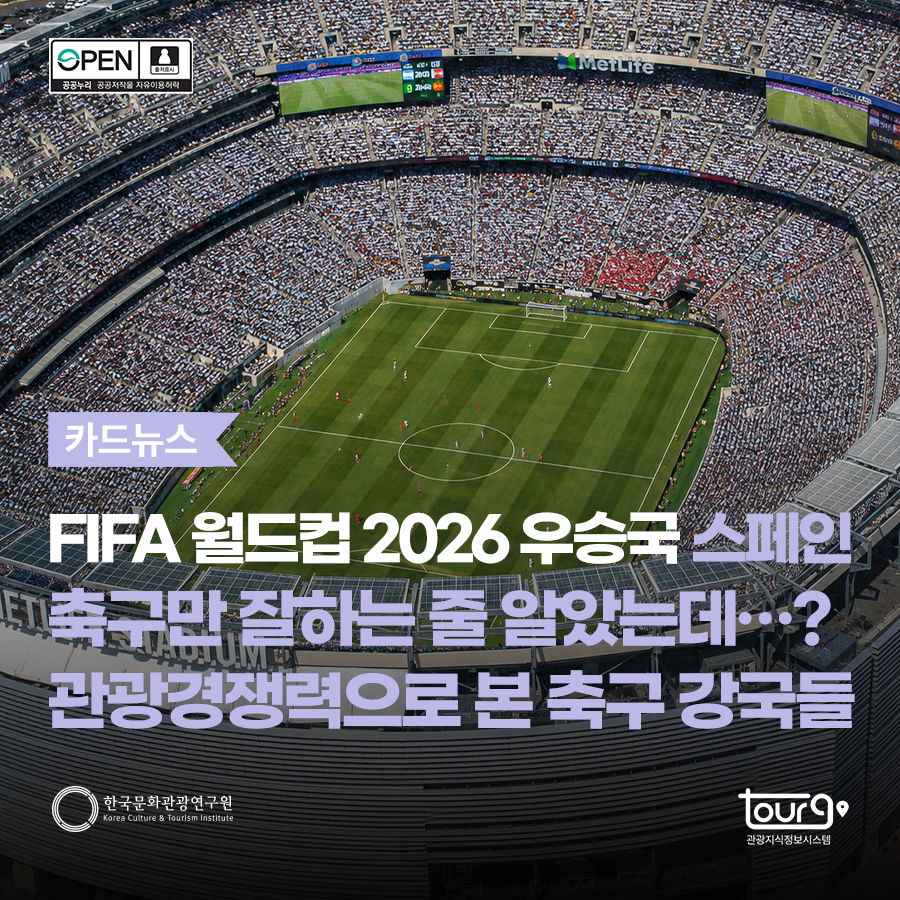 2026 월드컵 우승국 스페인, 관광경쟁력