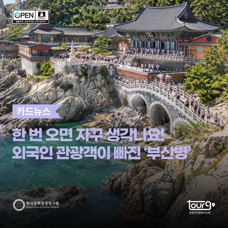 한 번 오면 자꾸 생각나요! 외국인 관광객이 빠진 '부산병'